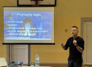 Warsztaty dotyczące hejtu i edukacji obywatelskiej.
