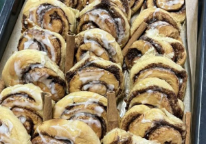 Słodkości przygotowane przez uczniów