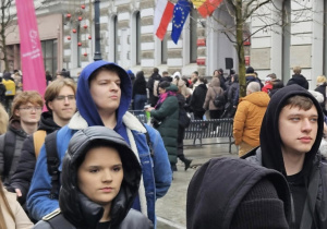 Uczniowie koło UMŁ